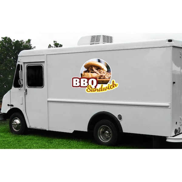 Signmission Safety Sign, 9 in Height, Vinyl, 6 in Length, Bbq Sandwich, D-DC-12-Bbq Sandwich D-DC-12-Bbq Sandwich - main